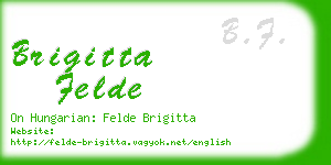 brigitta felde business card